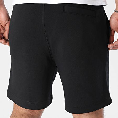 NASA - Pantalón Corto Logo Gusano Negro Arco Iris Reflectante Negro