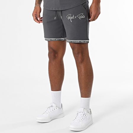 Project X Paris - Conjunto de camiseta y pantalón corto 2310019 2340019 Gris antracita