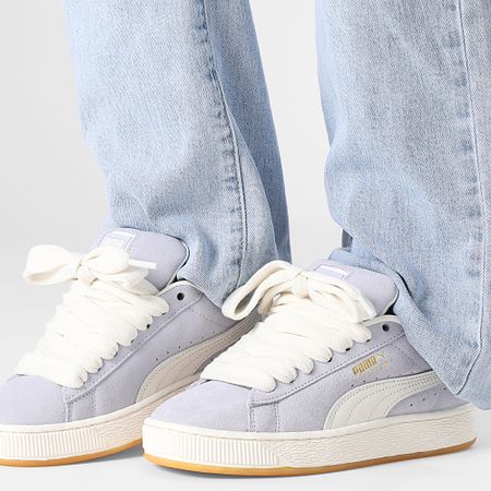 Puma - Mujer Suede XL 395205 Cool Weather Warm White Sneakers