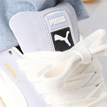 Puma - Mujer Suede XL 395205 Cool Weather Warm White Sneakers