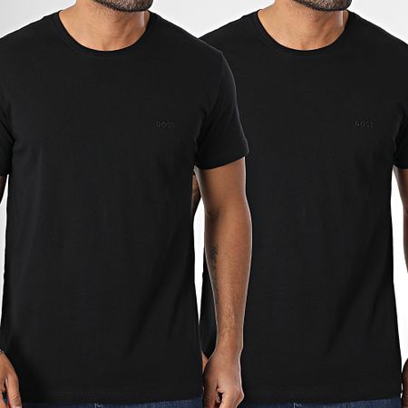 BOSS - Lote de 2 camisetas relaxed fit 50479536 Negro