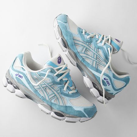Asics - Canastas Gel NYC 1203A383 Crema Arctic Sky
