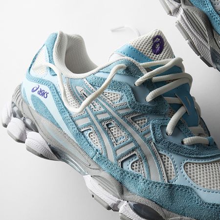 Asics - Canastas Gel NYC 1203A383 Crema Arctic Sky