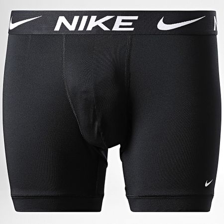 Nike - Juego de 3 bóxers Dri-Fit Essential Micro KE1157 Azul claro Negro