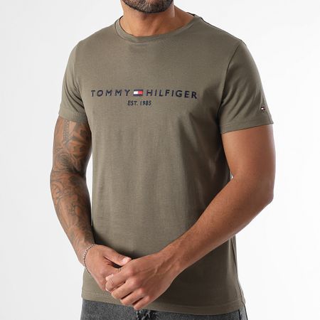 Tommy Hilfiger - 1797 Logo Tee Shirt Caqui Verde