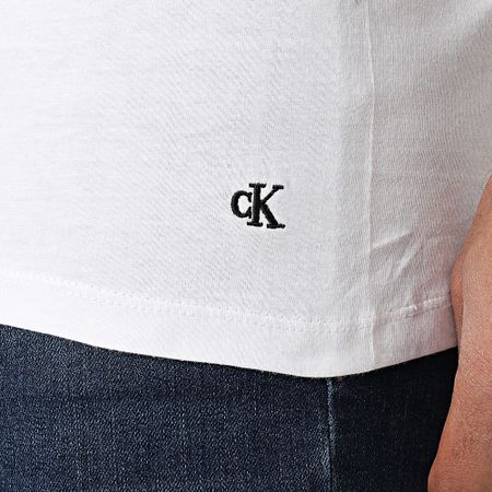Calvin Klein - Lote de 3 camisetas 4051 Blanco