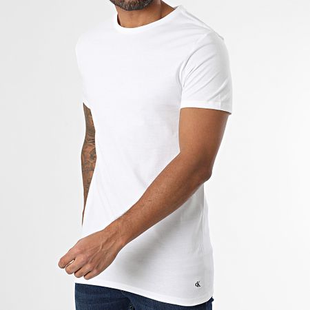 Calvin Klein - Lote de 3 camisetas 4051 Blanco