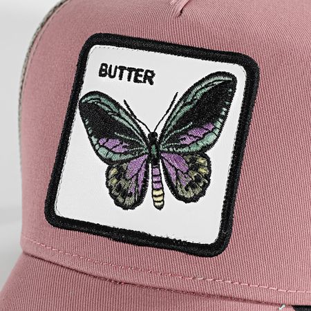 Goorin Bros - Gorra Trucker Butter Rosa Gris