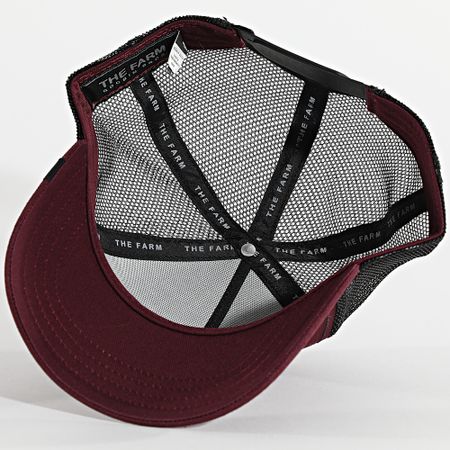 Goorin Bros - Gorra Trucker Tiger Burdeos Negro