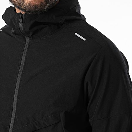Zayne Paris  - 129 Conjunto de chaqueta con cremallera y capucha negra y pantalón de jogging