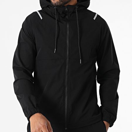 Zayne Paris  - Conjunto de chaqueta con capucha y cremallera y pantalón de jogging 130 negro