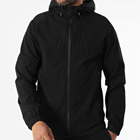 Zayne Paris  - Conjunto de chaqueta con capucha y cremallera y pantalón de chándal 132 negro