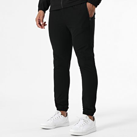 Zayne Paris  - Conjunto de chaqueta con capucha y cremallera y pantalón de chándal 132 negro