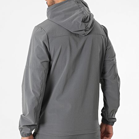 Zayne Paris  - Conjunto de chaqueta con capucha y cremallera y pantalón de chándal 132 gris