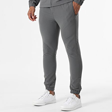 Zayne Paris  - Conjunto de chaqueta con capucha y cremallera y pantalón de chándal 132 gris