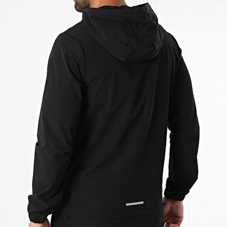 Zayne Paris  - 133 Conjunto de chaqueta con cremallera y capucha negra y pantalón de jogging