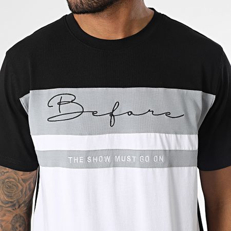 Armita - Camiseta 853 Blanco Negro Gris