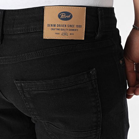 Petrol Industries - Pantalones cortos M-1050-SHO026 Negro