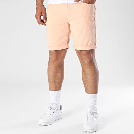 Jack And Jones - Rick Original Jean Shorts Naranja
