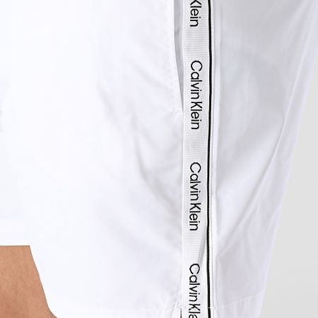 Calvin Klein - Shorts de baño con cordón 1109 Blanco
