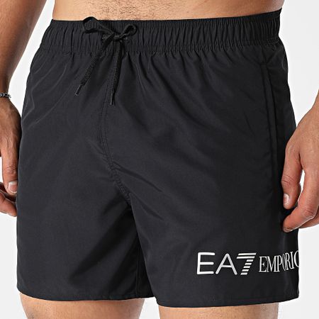 EA7 Emporio Armani - Shorts de baño 7M000519-AF13049 Negro Plata