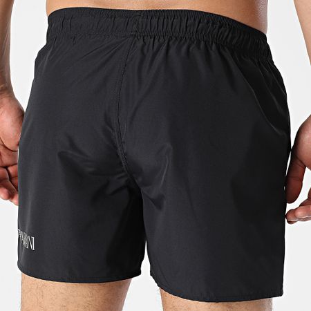 EA7 Emporio Armani - Shorts de baño 7M000519-AF13049 Negro Plata