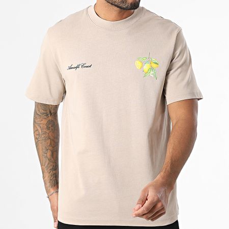 Frilivin - Camiseta oversize 11F Beige