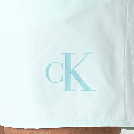 Calvin Klein - Shorts de baño con cordón 1101 Azul claro