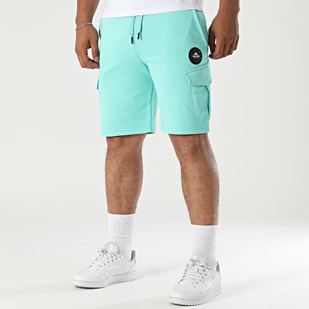 Helvetica - Ajaccio Cargo Jogging Shorts Turquesa Verde