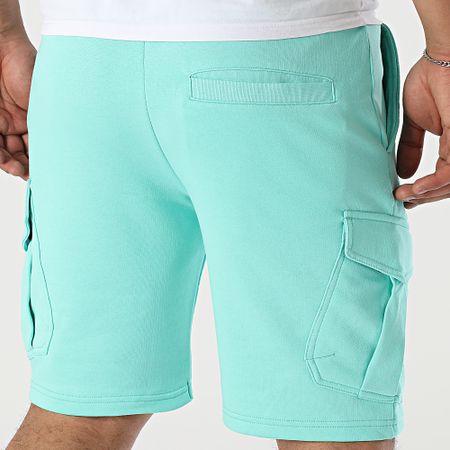 Helvetica - Ajaccio Cargo Jogging Shorts Turquesa Verde