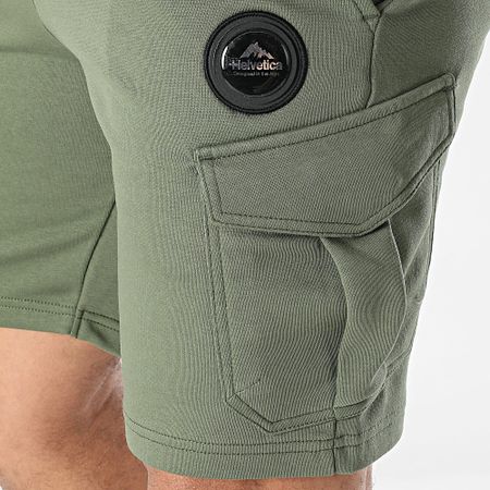 Helvetica - Ajaccio Cargo Jogging Shorts Caqui Verde