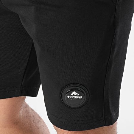 Helvetica - Ajaccio Jogging Shorts Negro