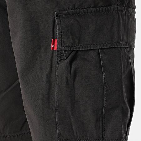 Levi's - 001KG Pantalones cortos Jean Cargo negros