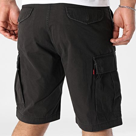 Levi's - 001KG Pantalones cortos Jean Cargo negros