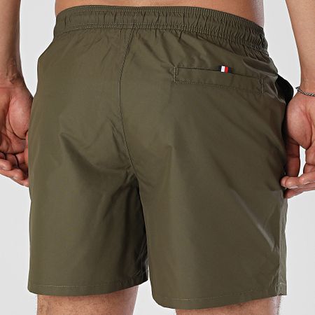 Tommy Hilfiger - Pantalones cortos de baño con cordón 3258 Caqui Verde