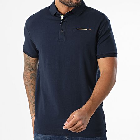 American People - Polo de manga corta Praga Azul Marino