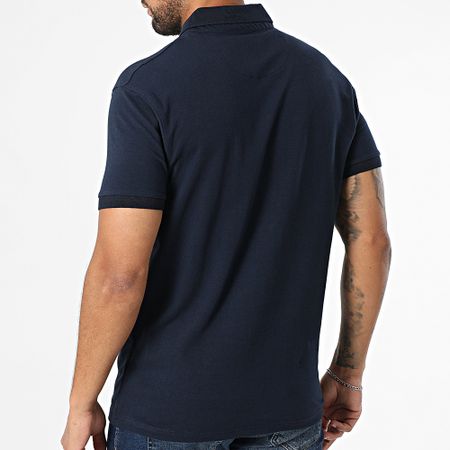 American People - Polo de manga corta Praga Azul Marino