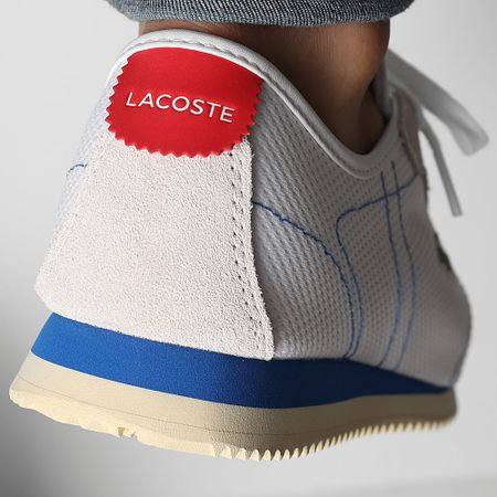 Lacoste - Club-Low 125 Blanco Rojo Azul zapatillas