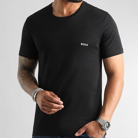 BOSS - Lote de 6 camisetas clásicas 50475284 50532468 Blanco Negro Azul marino Claro