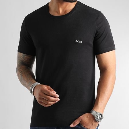 BOSS - Lote de 6 camisetas clásicas 50475284 50532468 Blanco Negro Azul marino Beige