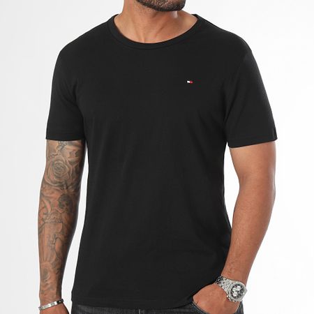Tommy Hilfiger - Lote de 6 Camisetas Signature 3379 Negro Blanco Azul Marino