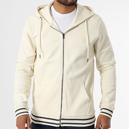 American People - Sudadera con cremallera Slash Beige