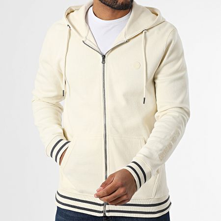 American People - Sudadera con cremallera Slash Beige