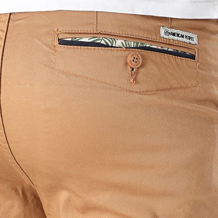 American People - Pantalones cortos Most Camel Chino