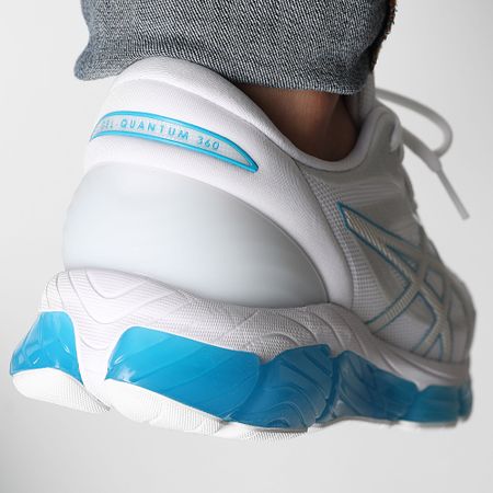 Asics - Basket Gel Quantum 360 VIII 1203A305 Blanco Digital Aqua
