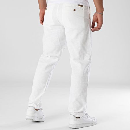 Indicode Jeans - Clio 60-301 Pantalón Chino Blanco