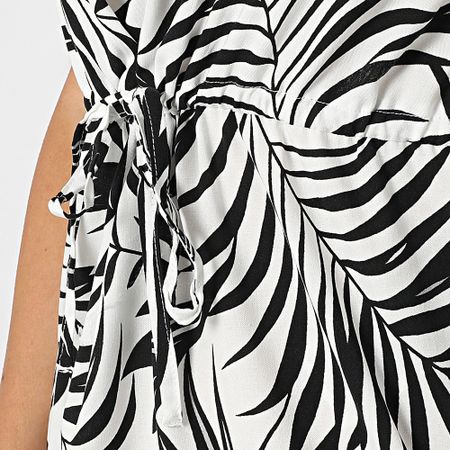 Vero Moda - Vestido Easy White Black Mujer