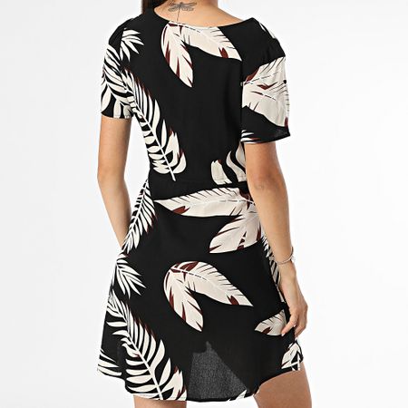Vero Moda - Easy Joy Vestido Mujer Negro Beige