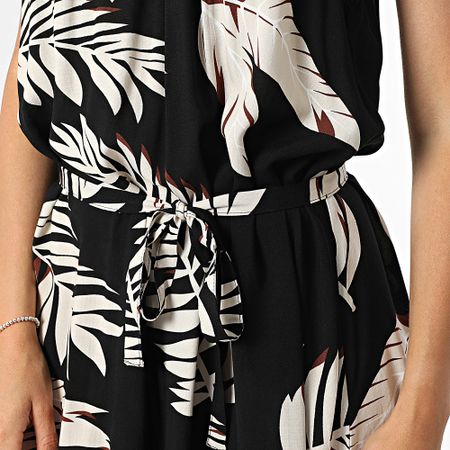 Vero Moda - Easy Vestido Mujer Negro Beige