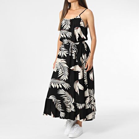 Vero Moda - Easy Vestido Mujer Negro Beige